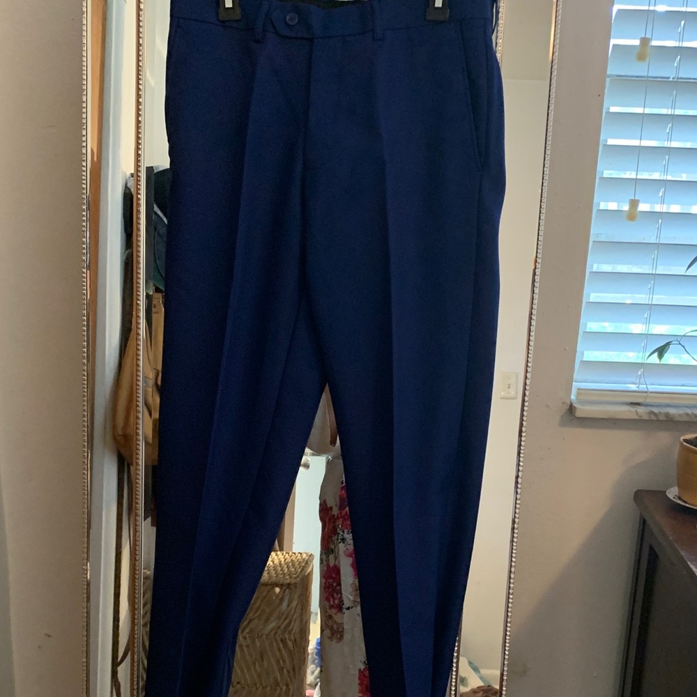 Elegant Women's Blue Pantsuit
